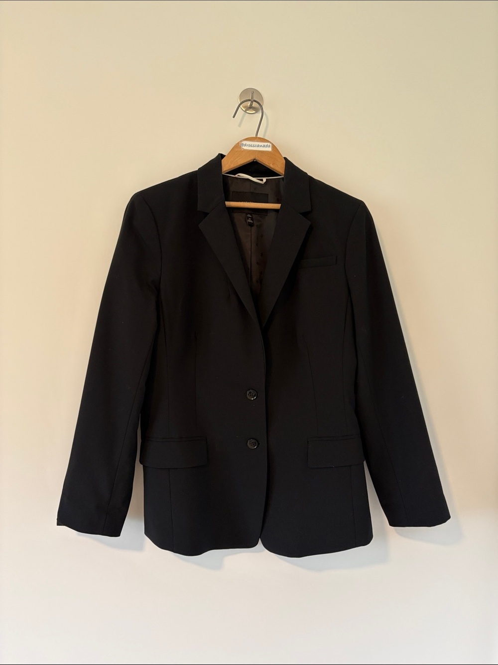 Banana Republic Black Classic Two-Button Women's Blazer